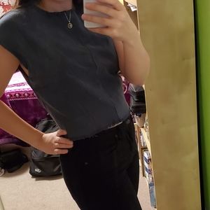 Aritzia Tops - Wilfred Crop Top Zippered M Aritzia Tops - Wilfred Crop Top Zippered M